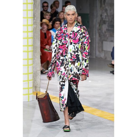 Marni Paintbrush Print Jacket – IT 38 – SS20 Runway – NWT $1950 Designer - Picture 6 of 16